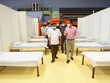Thủ hiến New Delhi Arvind Kejriwal kiểm tra 2 bệnh viện dã chiến tại Tổ hợp thể thao Yamuna và khu làng Vận động viên của Đại hội Thể thao Khối Thịnh vượng chung (ANI).