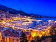 Bến du thuyền Hercules (Monaco) lung linh về đêm.