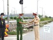Chốt kiểm soát dịch thành phố Bắc Ninh.