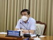 Chủ tịch UBND TPHCM Nguyễn Thành Phong chủ trì buổi họp của Ban Chỉ đạo phòng, chống Covid-19 TPHCM.