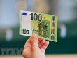 Đồng tiền mệnh giá 100 euro tại Rome, Italy. (Ảnh: AFP/TTXVN).