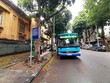 Xe buýt Hà Nội sắp được hoạt động trở lại sau thời gian phải tạm dừng do ảnh hưởng của dịch COVID-19. (Ảnh: Việt Hùng/Vietnam+).