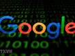 Biểu tượng của Google trên màn hình máy tính bảng. (Ảnh: AFP/TTXVN).