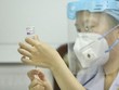 Phòng tiêm chủng vaccine COVID-19 tại trường Tiểu học Nguyễn Du, quận Hoàn Kiếm, Hà Nội. (Ảnh: Minh Quyết/TTXVN).
