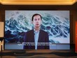 Ông Daniel Zhang - Chủ tịch Hội đồng quản trị kiêm Giám đốc điều hành của Tập đoàn Alibaba, phát biểu tại buổi lễ ra mắt trực tuyến.