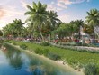 The Link - phân khu mới nhất của Sun Riverside Village mang phong cách Miami đậm nét. Ảnh phối cảnh minh họa.