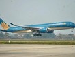 Máy bay của hãng hàng không Vietnam Airlines. (Ảnh: CTV/Vietnam+).