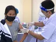 Học sinh huyện Thanh Liêm, tỉnh Hà Nam tiêm phòng vaccine phòng Covid-19 (Ảnh: Đức Văn).