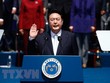 Lễ nhậm chức của tân Tổng thống Hàn Quốc Yoon Suk-yeol. (Ảnh: AFP/TTXVN)