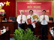 Quốc hội tỉnh.Ông Nguyễn Hoàng Thao, Phó Bí thư Thường trực Tỉnh ủy kiêm Hiệu trưởng Trường Chính trị tỉnh (giữa).