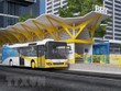 Phối cảnh mô hình tuyến xe buýt BRT số 1. (Ảnh: Anh Tuấn/TTXVN)