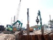 Thi công Dự án hầm chui nút giao thông Nguyễn Văn Linh-Nguyễn Hữu Thọ. (Ảnh: Tiến Lực/TTXVN)