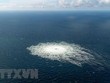Khí đốt rò rỉ trên đường ống thuộc hệ thống Dòng chảy phương Bắc 2 ở ngoài khơi Bornholm, phía Nam Dueodde, Đan Mạch, ngày 27/9/2022. (Ảnh: AFP/TTXVN)
