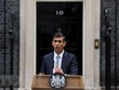 Tân Thủ tướng Anh Rishi Sunak phát biểu tại Số 10 phố Downing ở London ngày 25/10. (Ảnh: AFP/TTXVN)