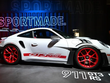 Một chiếc Porsche 911 GT3 RS được trưng bày tại Triển lãm ô tô Los Angeles 2022 ở Los Angeles, California. (Nguồn: AFP)