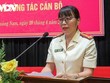 Thượng tá Võ Thị Trinh là nữ Phó giám đốc Công an tỉnh đầu tiên của Công an Quảng Nam.