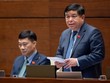 Bộ trưởng Bộ Kế hoạch và Đầu tư Nguyễn Chí Dũng hồi âm quan tâm của đại biểu Quốc hội.