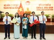 Ông Trần Chí Cường (thứ hai, từ phải sang) được bầu giữ chức Phó chủ tịch UBND Thành phố.