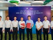 Đại diện Tập đoàn FPT và Tập đoàn GELEX ký kết thỏa thuận hợp tác.
