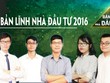 Lộ diện Top 5 thí sinh xuất sắc sẽ tham gia chung kết “Bản lĩnh Nhà đầu tư 2016“