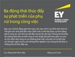 [Infographic] 3 yếu tố thúc đẩy sự phát triển của phụ nữ trong công việc