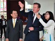 Hình ảnh Thủ tướng Anh David Cameron thăm HOSE