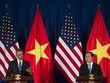 Tổng thống Mỹ - Barrack Obama và Chủ tịch nước - Trần Đại Quang. Ảnh:AFP