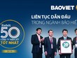 Bảo Việt lần thứ 4 lọt Top 50 doanh nghiệp niêm yết tốt nhất