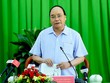 Thủ tướng nhấn mạnh, thành phố Cần Thơ phải có tầm nhìn quy hoạch, xứng đáng là trung tâm của ĐBSCL. Ảnh: VGP/Quang Hiếu