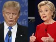  Ứng viên tổng thống đảng Cộng hòa Donald Trump (trái) và đảng Dân chủ Hillary Clinton. Ảnh: Reuters