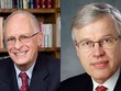2 nhà khoa học Oliver Hart và BengtHolmström được công bố giành giải Nobel kinh tế năm nay. Ảnh: Harvard, MIT