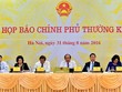 Một trong những nhiệm vụ của Văn phòng Chính phủ là chủ trì tổ chức họp báo Chính phủ theo quy định - Ảnh: VGP/Nhật Bắc