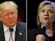 Donald Trump (trái) và Hillary Clinton. Ảnh: CBS
