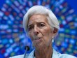Giám đốc IMF Christine Lagarde tại cuộc họp báo ở Washington, DC ngày 8/10. (Nguồn: AFP/TTXVN)