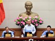 Thủ tướng Nguyễn Xuân Phúc chủ trì phiên họp Chính phủ chuyên đề xây dựng pháp luật. - Ảnh: VGP/Nhật Bắc