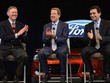 Từ trái qua phải, cựu CEO Alan Mulally, chủ tịch Bill Ford và CEO sắp rời ghế Mark Fields. Ảnh:Paultan.