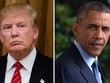 Tổng thống Mỹ Donald Trump và người tiền nhiệm Barack Obama. Ảnh:NBC News.