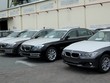 Một lô xe BMW tại cảng.