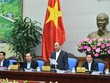 Thủ tướng Nguyễn Xuân Phúc chủ trì một phiên họp Chính phủ thường kỳ. Ảnh: VGP