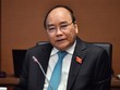 Thủ tướng Nguyễn Xuân Phúc phát biểu thảo luận tại tổ sáng 24/10. Ảnh: TNO