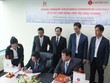 Toàn cảnh lễ ký kết giữa Hưng Lộc Phát Corp và Công ty Lotte E & C