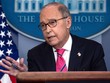 Cố vấn kinh tế Nhà Trắng Larry Kudlow. Ảnh:AFP.