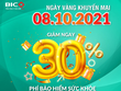 BIC giảm 30% phí bảo hiểm sức khoẻ trực tuyến 