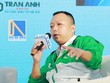 Ông Peter Nguyễn, Đồng sáng lập Thuocsi.vn chia sẻ tại Diễn đàn. (Ảnh: Lê Toàn)