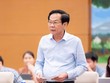 Bộ trưởng Bộ Nội vụ Đỗ Thanh Bình trình bày tờ trình dự án luật.