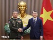 Thủ tướng Lê Minh Hưng tiếp Đại tướng Tea Seiha, Phó Thủ tướng, Bộ trưởng Bộ Quốc phòng Campuchia. (Ảnh: Lâm Khánh/TTXVN)