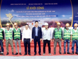 Ông Lê Bảo Anh - Tổng giám đốc CC1 (người thứ bảy từ bên trái) tham gia Lễ khởi công Dự án xây dựng công trình đường bộ cao tốc Bắc - Nam phía Đông giai đoạn 2021 - 2025, đoạn Cần Thơ - Hậu Giang
