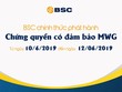 Từ ngày 10-12/6, BSC phát hành Chứng quyền MWG 