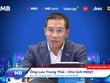 Ông Lưu Trung Thái, Chủ tịch HĐQT Ngân hàng TMCP Quân Đội (MB) chủ trì hội nghị Nhà đầu tư.
