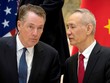 Đại diện Thương mại Mỹ Robert Lighthizer và Phó Thủ tướng Quốc vụ viện Trung Quốc Lưu Hac. Ảnh: Reuters.